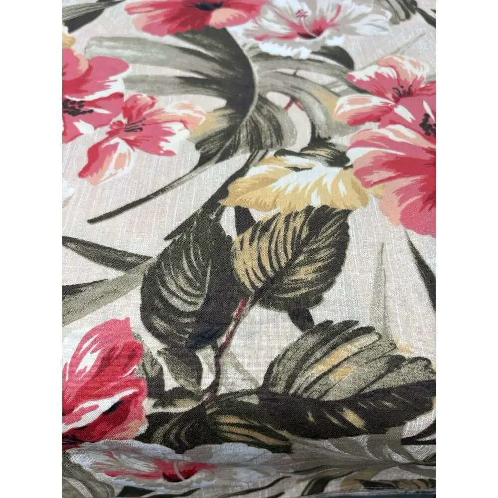 Tropical Hibiscus Tablecloth 60X 100 Cotton